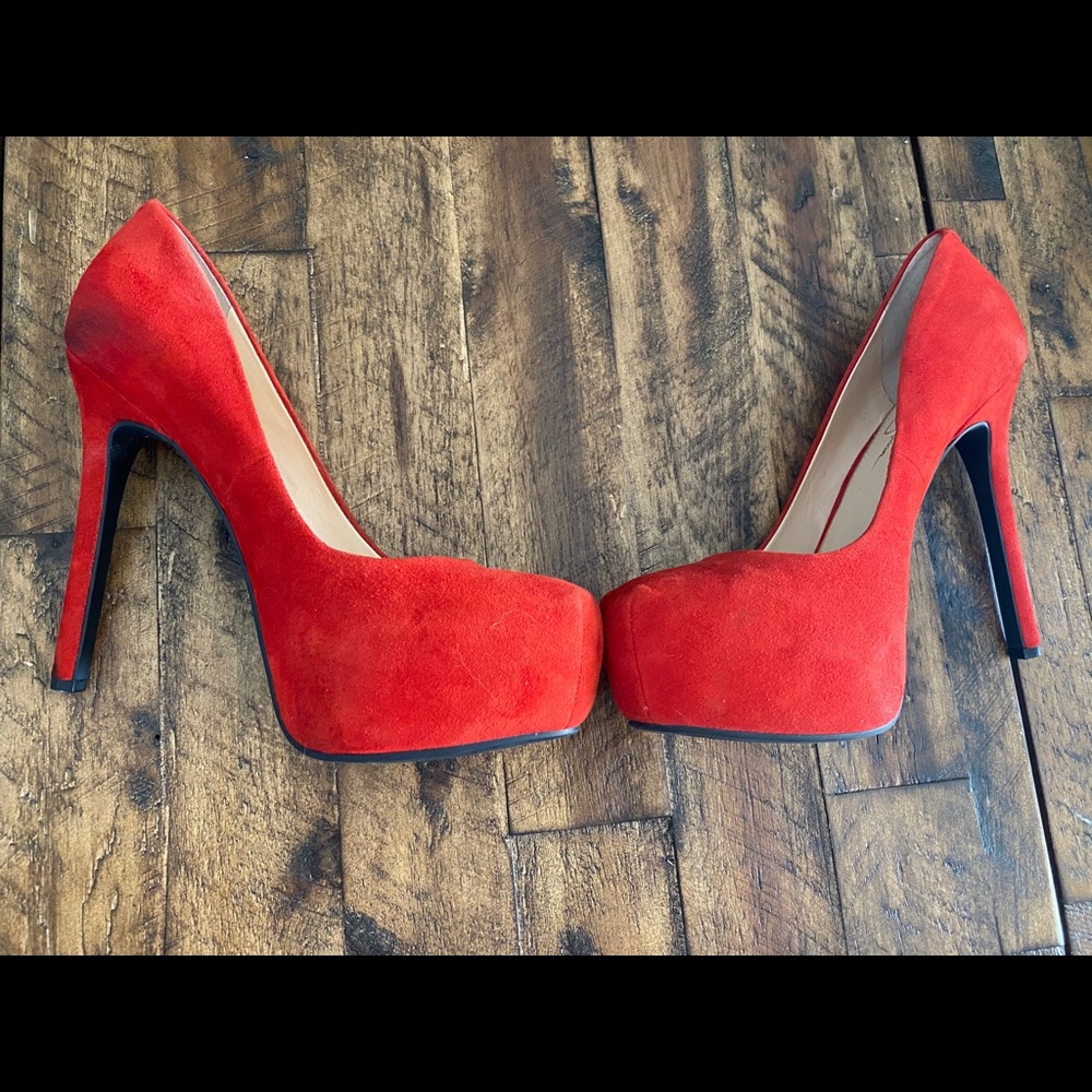 Sexy Red Jessica Simpson Heels (Read Description)